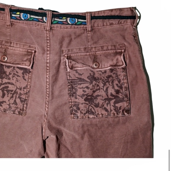 Free People boho Embroidered shorts,  sz 12 - Picture 8 of 9